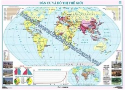 Bản đồ Phân bố dân cư và đô thị Thế Giới